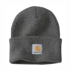 
                  CARHARTT Czapka zimowa Knit Cuffed beanie Coal Heather A18.CLH.S000